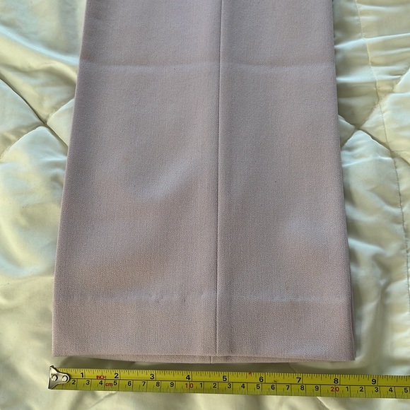 Vintage ‘90s Vertigo made in France classic lilac  trouser with logo belt S / 26 - Picture 13 of 17